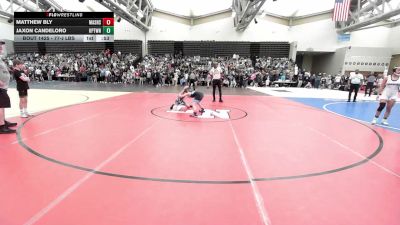77-J lbs Consi Of 16 #2 - Matthew Bly, Mat Assassins vs Jaxon Candeloro, Upper Township