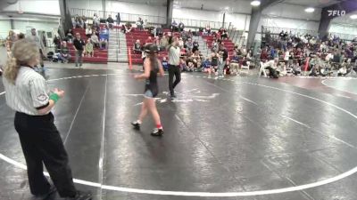 100 lbs 1st Place Match - Rileigh Dane, Gering vs Orianna Gonzalez, Cheyenne East