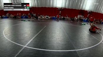 132 lbs Round 3 (8 Team) - Owen Floral, Grayslake Central vs Matthew Vann-Vasquez, Wheaton Warrenville South