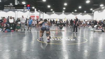 207 lbs Semifinal - Lyla Hensen, Mat Demon Girls Blue - GK12E vs Brianna White, MGW Savage Sisters - GK12E