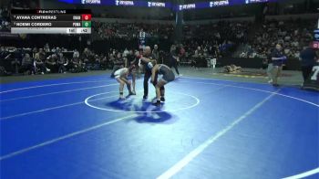110 lbs Consi Of 4 - Ayana Contreras, Orange Vista (SS) vs Noemi Cordero, Poway (SD)