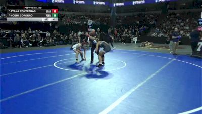 110 lbs Consi Of 4 - Ayana Contreras, Orange Vista (SS) vs Noemi Cordero, Poway (SD)