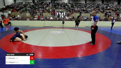 135 lbs Quarterfinal - Ethan George, South Georgia Athletic Club vs Alejandro Holguin, Slate Wrestling Academy