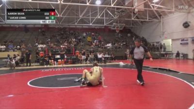 141 lbs 1st Place Match - Aaron Silva, Cerritos College vs Lucas Long, Rio Hondo College