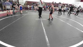 85-90 lbs Rr Rnd 3 - Dayton Garris, Mannford Pirate Youth Wrestling vs David Salazar, OKC Saints Wrestling