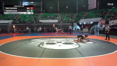 1A-4A 144 Cons. Round 2 - Max Jackson, Brooks vs Briston Hale, Cherokee County