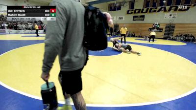 141 lbs Consi Of 16 #1 - Levi Shivers, South Anchorage (AK) vs Mason Blair, Clovis North