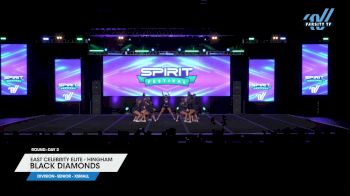 East Celebrity Elite - Hingham - BLACK DIAMONDS [2024 L6 Senior - XSmall Day 2] 2024 Spirit Fest Grand Nationals