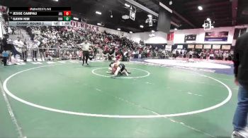 126 lbs Champ. Round 2 - Jesse Campau, Arlington vs Gavin Kim, Sunny Hills