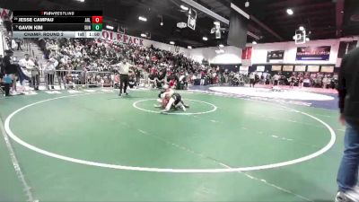 126 lbs Champ. Round 2 - Jesse Campau, Arlington vs Gavin Kim, Sunny Hills