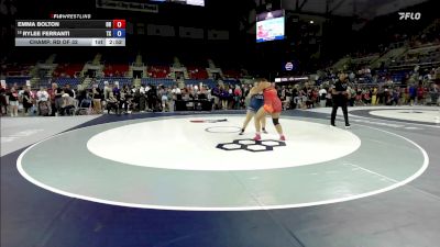 190 lbs Champ. Rd Of 32 - Emma Bolton, OH vs Rylee Ferranti, TX