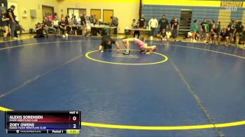 112 lbs Round 5 - Alexis Sorensen, Maize Wrestling Club vs Zoey Owens, Kanza FS/GR Wrestling Club