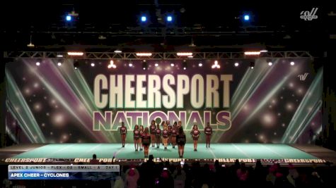 Apex Cheer - Cyclones [2026 L2 Junior - Flex - D2 - Small - A Day 1] 2026 CHEERSPORT National All Star Cheerleading Championship