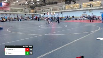 82 lbs Semis (4 Team) - Calliope Willman, Ohio Blue vs Kyra Dyer, Indiana INFERNO GOLD