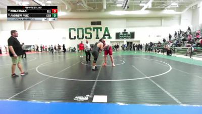 285 lbs Cons. Round 3 - Brian Haas, Bell Gardens vs Andrew Ruiz, CSDR