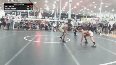 134 lbs Rr Rnd 2 - Joey Gallo, LAW - HSC vs Dalton Weber, Team Shutt Garnett Trained - HSC