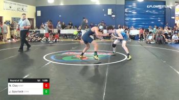 120 lbs Round Of 32 - Jack Spurlock, Cypress Bay vs Nick Clay, North Port Wrestling Club