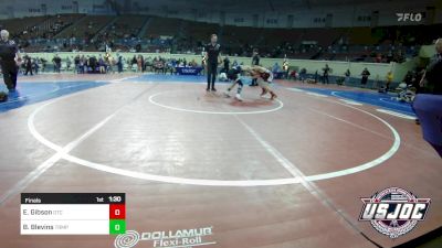 75 lbs Final - Elliott Gibson, Owasso Takedown Club vs Beau Blevins, Triumph Wrestling Club