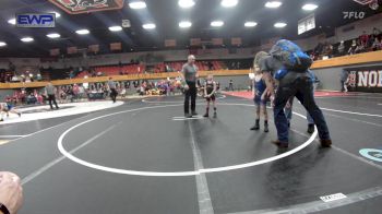 52 lbs 2nd Place - Gunnar Ratcliff, Tuttle Wrestling vs Jonas Tarrant, Bridge Creek Youth Wrestling