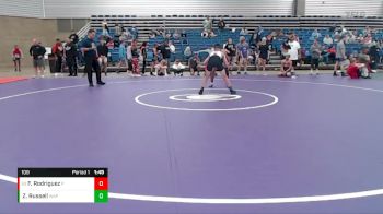 109 lbs Cons. Round 3 - Francisco Rodriguez, Munster vs Zane Russell, Wapakoneta