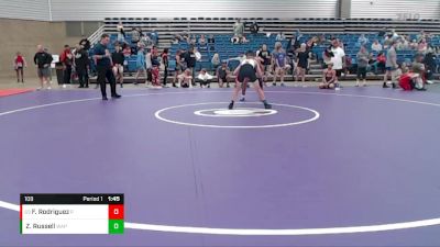 109 lbs Cons. Round 3 - Francisco Rodriguez, Munster vs Zane Russell, Wapakoneta