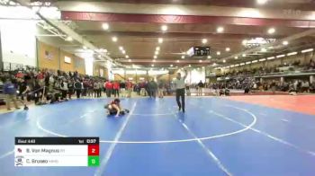 120 lbs Consi Of 8 #2 - Brent Von Magnus, Bridgewater-Raynham vs Caden Bruseo, Hollis Brookline