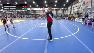 95 lbs Champ. Round 1 - Palmer Brosovich, Team Champs vs Treyson Johnson, Southwest Wrestling Academy