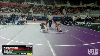 D2-126 lbs Semifinal - Enzo Spina, Ironwood Ridge vs Andrew Ramirez, Canyon View