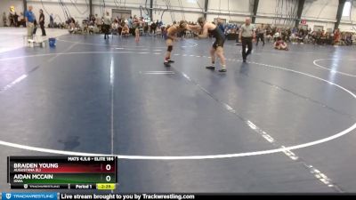 Elite 184 lbs Cons. Round 1 - Braiden Young, Augustana (IL) vs Aidan McCain, Iowa