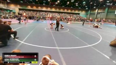 61-62 lbs Round 2 - Anika Grady, Yerington Lions Wresting Club vs Leah McBroom, Aniciete Training Center