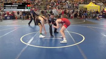 122 lbs Quarterfinal - Xander Spencer, Jv Warriors vs Urijah Milliken, Nelsonville-York
