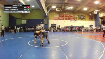 126 lbs Cons. Round 2 - Charlie Cannon, Woodbridge vs Erick Camarillo, Elsinore