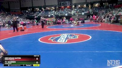 6A-113 lbs Cons. Semi - TY WARREN, Creekview vs Arcadian Eaton, North Forsyth