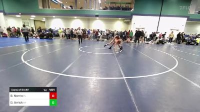 126 lbs Consi Of 64 #2 - Ben Norris, FL vs Dillon Arrick, NY