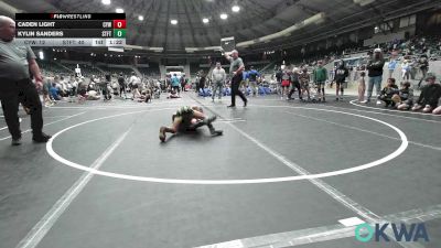 75 lbs Rr Rnd 2 - Caden Light, Coweta Tiger Wrestling vs Kylin Sanders, Standfast