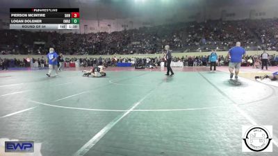 150 lbs Round Of 64 - Pierson McIntire, Saint's Wrestling Club vs Logan Dolgner, Owasso