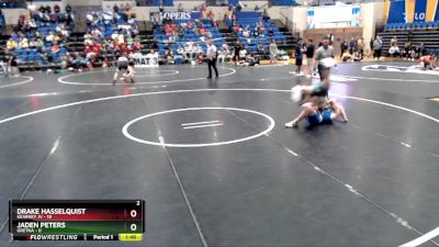 165 lbs Round 3 - Jaden Peters, Gretna vs Drake Hasselquist, Kearney JV