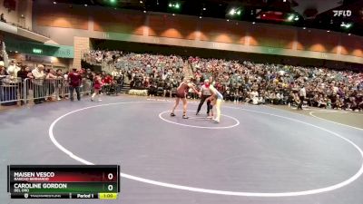 145 lbs Cons. Round 4 - Caroline Gordon, Del Oro vs Maisen Vesco, Rancho Bernardo