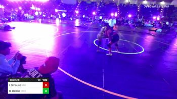 109 lbs Quarterfinal - Isabella Marie Smouse, Brighton WC vs Brooke Deeter, Sanderson Wr Ac