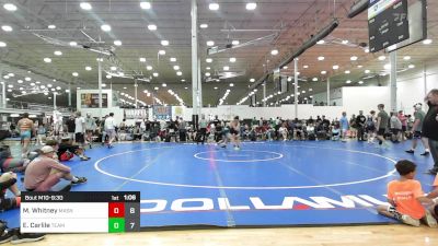 128 lbs Quarterfinal - Mason Whitney, Mat Assassins vs Erik Carlile, Team Diamond Fish