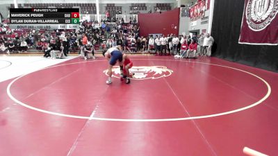 132 lbs Round Of 16 - Maverick Peugh, Cardinal Gibbons vs Dylan Duran-Villarreal, Cornerstone Christian