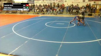 146 lbs Round 5 (6 Team) - Zack Villa, Vista Grande High School vs Tanyon Volk, Coolidge High School