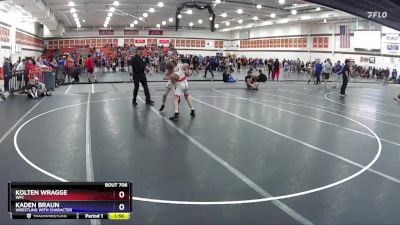 113 lbs Quarterfinal - Kolten Wragge, WFC vs Kaden Braun, Wrestling With Character