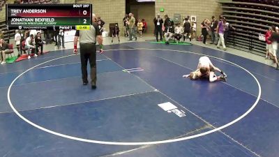 70 lbs Semifinal - Jonathan Bexfield, Sanderson Wrestling Academy vs Trey Anderson, JWC