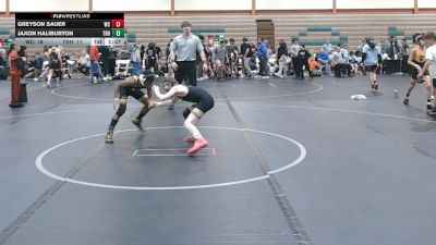 68 lbs Round 7 (8 Team) - Greyson Sauer, Wrecking Crew vs Jaxon Haliburton, Team Blue Hen