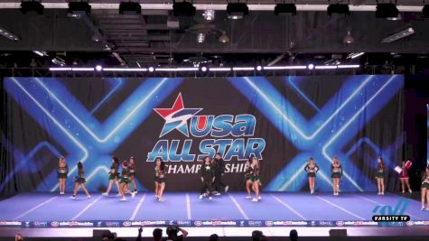 Blackout [2022 CheerForce San Diego L6 International Open Coed - Small] 2022 USA All Star Anaheim Super Nationals