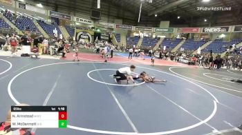 65 lbs Rr Rnd 2 - Noah Armstead, Western Slope Elite vs Wyatt McDermott, GI Grapplers