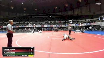 175 lbs Semis & Wb (16 Team) - Macon Ayers, Staunton River vs Chase Burns, Grassfield