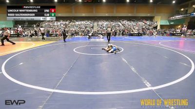 55 lbs Round Of 16 - Lincoln Whittenburg, Ceres Pups Wrestling Club vs Reed Saltenberger, Klamath Prep