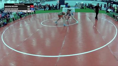 125 lbs Krystin Nelson, Michigan Blue vs Anaiah Kolesar, Pennsylvania Red